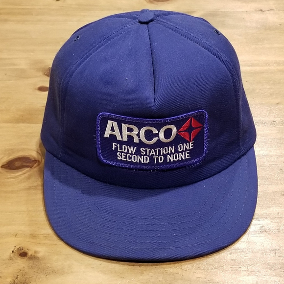 Arco Other - Vintage Arco Flow Station One Hat Snapback Made USA Alaska Oil Gas Company Pipe